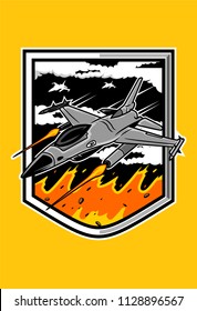 Airplane Pilot Emblem