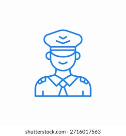 airplane pilot icon sign vector