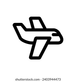 Airplane, Plane icon design template