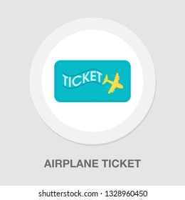 Airplane plane ticket