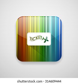 Airplane plane ticket