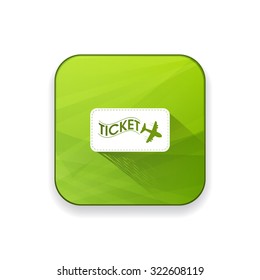 Airplane plane ticket