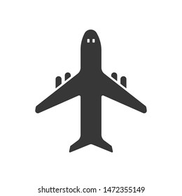 Airplane Plane Travel Vector Icon, Plane Icon Design