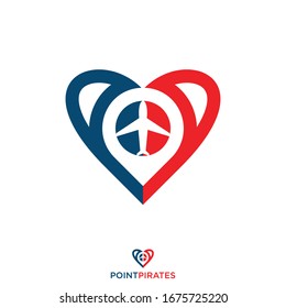 Airplane. Plane vector logo design templates for airlines and your business company.