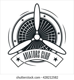 logo aircraft vector vintage &  Stock Aviation Shutterstock  Images, Photos Logo Vectors