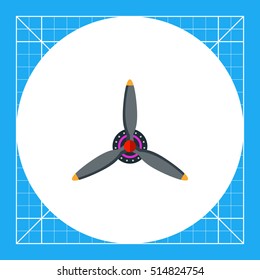 Airplane Propeller Icon
