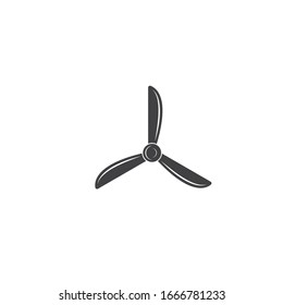 airplane propeller  vector illustration design template