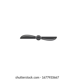 airplane propeller  vector illustration design template