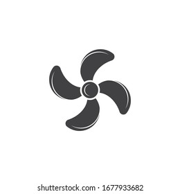 airplane propeller  vector illustration design template