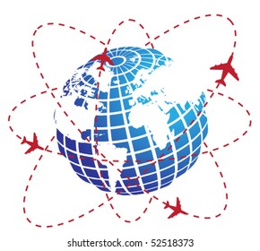 airplane route