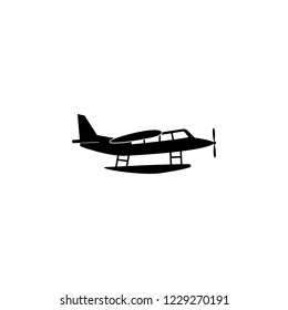 airplane, sea icon. Element of water transport icon for mobile concept and web apps. Detailed airplane, sea icon can be used for web and mobile