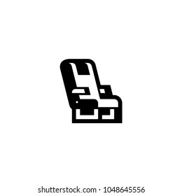 Airplane seat icon