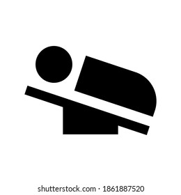 Vector de icono del asiento del avión aislado en fondo blanco