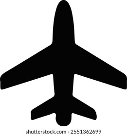 Airplane sign vector illustration, Plane icon vector for web and mobile app, Flight transport symbol. Travel sign. Aeroplane clipart, Plane icon set isolated. Plane icon black, Fly symbol isolated.