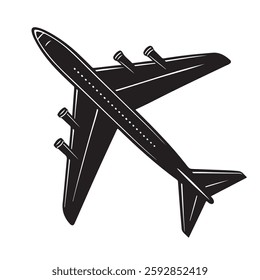 Airplane sign vector illustration, Plane icon vector for web and mobile app, Flight transport symbol. Travel sign. Aeroplane clipart, Plane icon set isolated. Plane icon black, Fly symbol isolated.