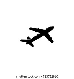 Airplane silhouette