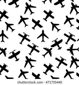 airplane silhouette isolated icon vector illustration design