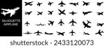 Airplane Silhouettes Collection, the ultimate gallery of airplane silhouettes