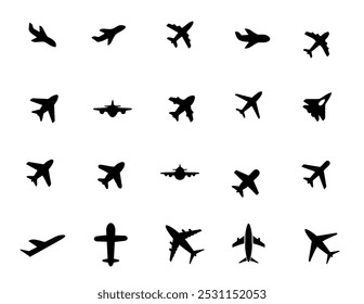 Airplane Silhouettes Collection, the ultimate gallery of airplane silhouettes vector