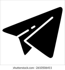Airplane Simple Icon Vector Illustration Concept