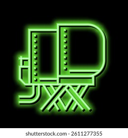 airplane simulator flight school neon light sign vector. airplane simulator flight school illustration