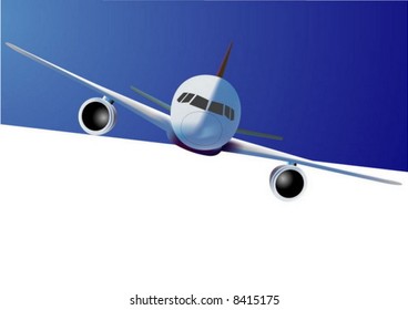 airplane in sky