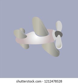 airplane in the sky. vector 8