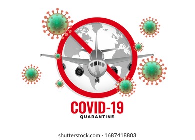 airplane stopped from flying due to coronavirus outbreak