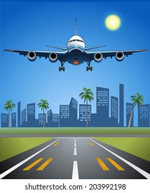Airplane in Summer
