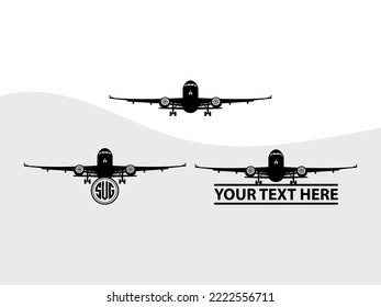 Airplane SVG Printable Vector Illustration
