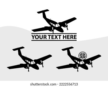 Airplane SVG Printable Vector Illustration