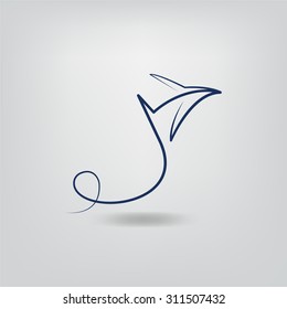 airplane symbol