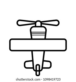 airplane symbol icon