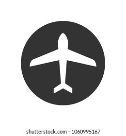 Airplane Symbol. Icon. Logo. vector eps 10.