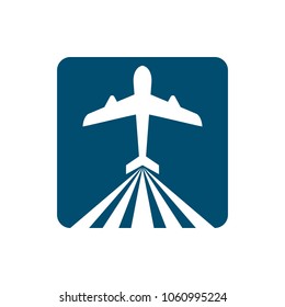 Airplane Symbol. Icon. Logo. vector eps 10.