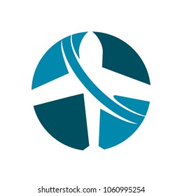 Airplane Symbol. Icon. Logo. vector eps 10.