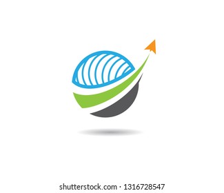 Airplane symbol illustration