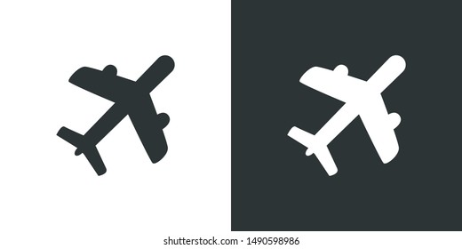 Airplane Symbol Sign Icon Vector