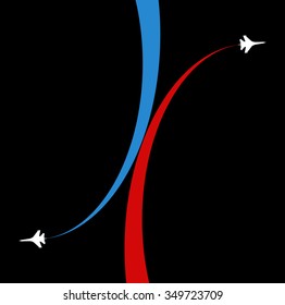 Airplane symbol vector design