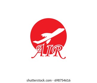 Airplane symbol vector design