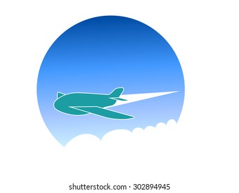airplane symbol vector illustration design sign