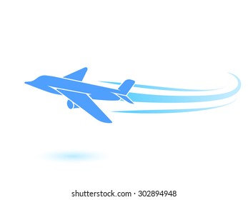 airplane symbol vector illustration design sign
