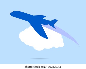 airplane symbol vector illustration design sign