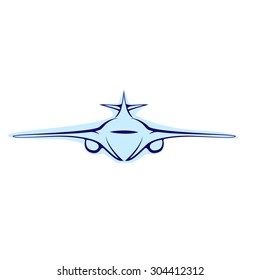 airplane symbol vector illustration design sign