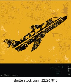 Airplane symbol,clean vector