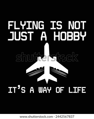 Airplane t shirt design vector illustration
