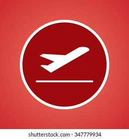 Airplane Take Off  Icon
