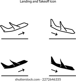 Start- und Landesymbol des Flugzeugs einzeln auf weißem Hintergrund aus der Transportkollektion. Trendy und moderne Flugzeug Start-Icon Airplane Start-off Symbol für Logo, Web, App, UI. 