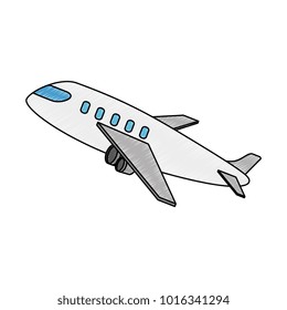 Airplane Taking Off Icon Stock Vector (Royalty Free) 1016341294 ...