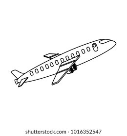 airplane taking off icon